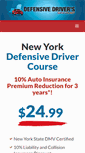 Mobile Screenshot of defensivedriversdiscount.com